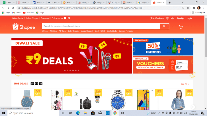 Shopee seller sell