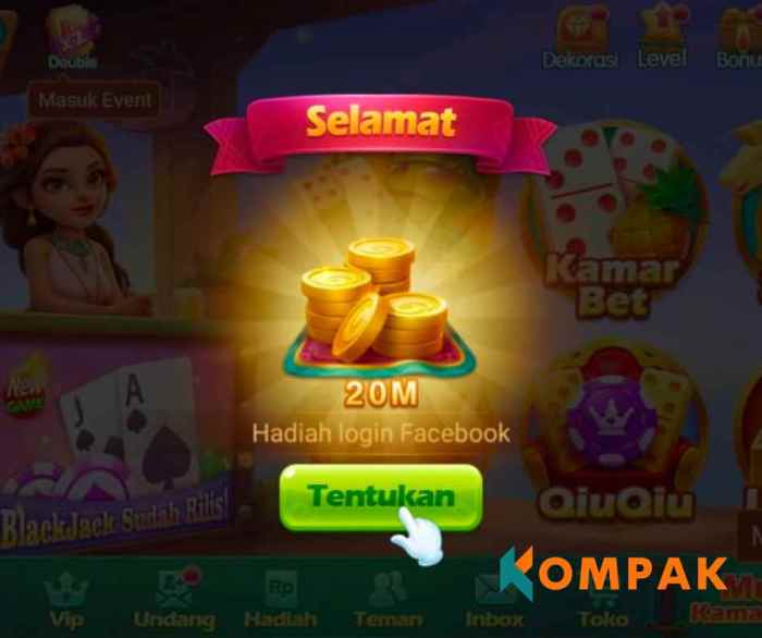 Domino koin gratis