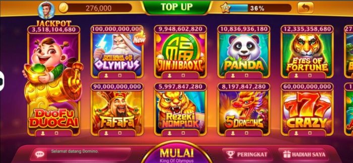 Topbos domino higgs rp versi lama
