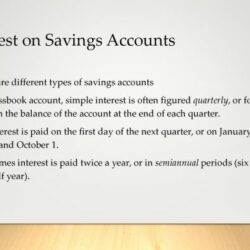 Interest on account adalah