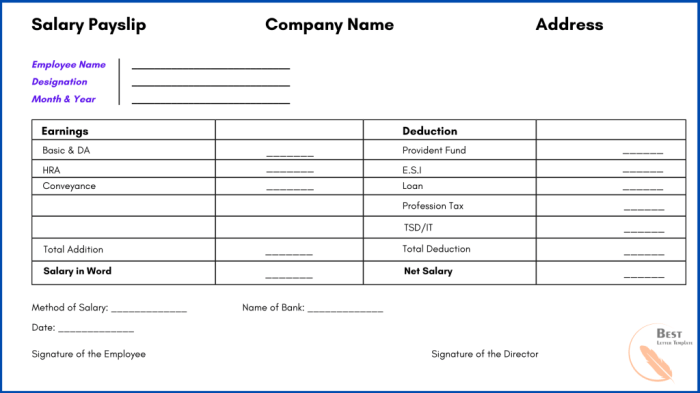 Payslip payroll template format excel philippines sample ph templates slip pay printable self word employed pdf business receipt office choose