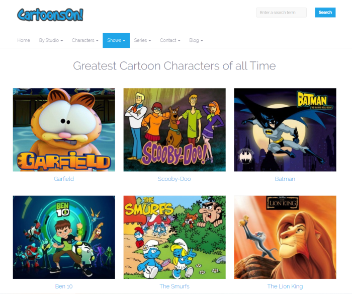 Toonkor website