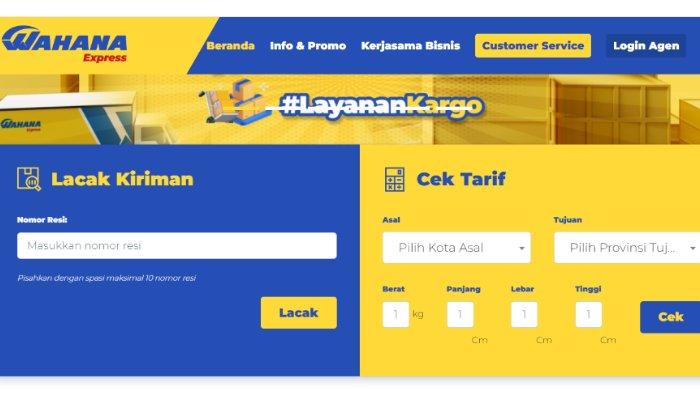 Cek ongkir wahana