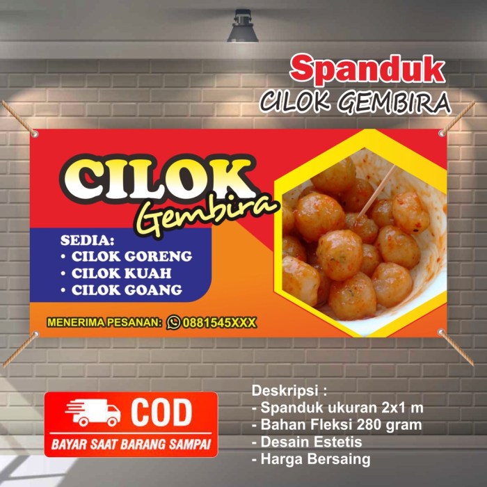 Usaha cilok kekinian