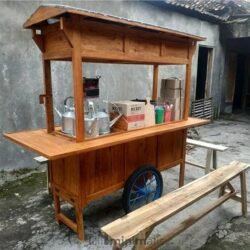 Angkringan gerobak desain jepang klasik