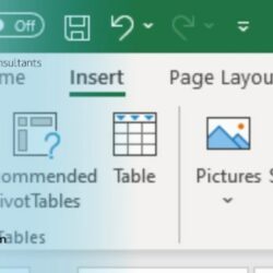 Yang tidak ada dalam menu insert adalah