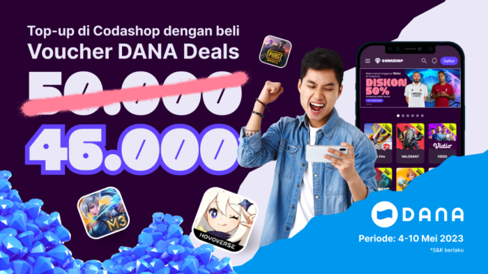 Kode promo dana untuk pengguna baru