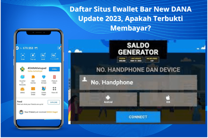 New ewallet bar dana kaget