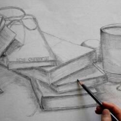 Sketch objects drawing object drawings sketches still life pencil space scale related sketching light three shade other techniques tips hatching
